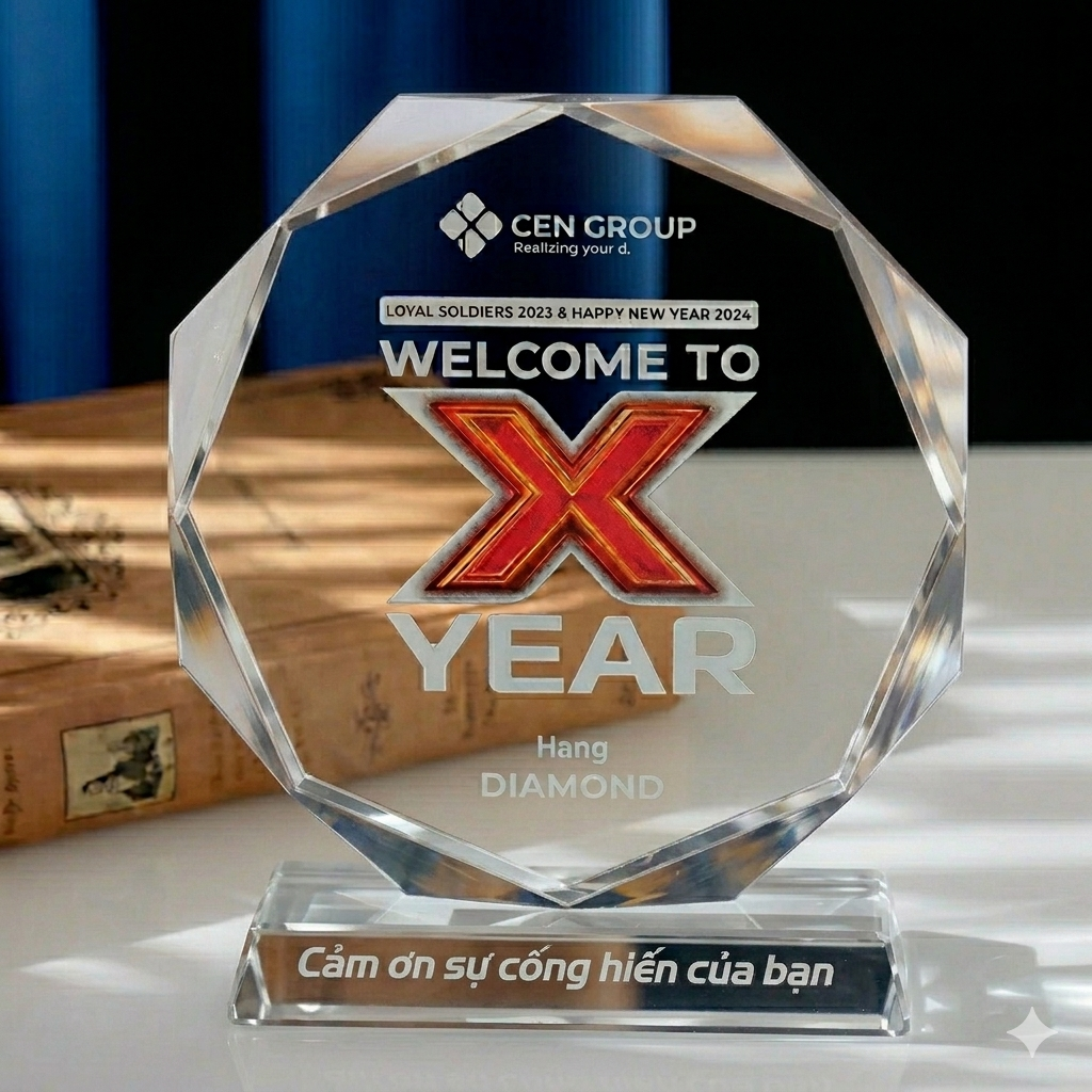 cup-pha-le-bat-giac Cúp pha lê bát giác cao cấp, thiết kế sang trọng, tinh tế. Món quà vinh danh hoàn hảo cho các sự kiện, lễ kỷ niệm và tri ân nhân viên xuất sắc